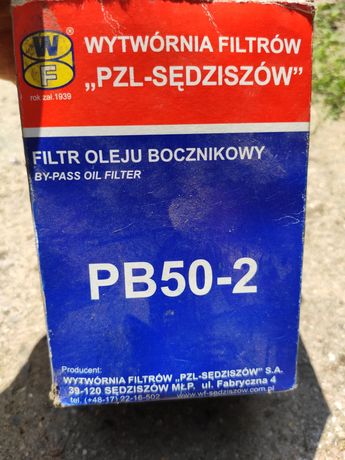 Filtr oleju bocznikowy PB 50-2 FIAT 125p;TARPAN 237