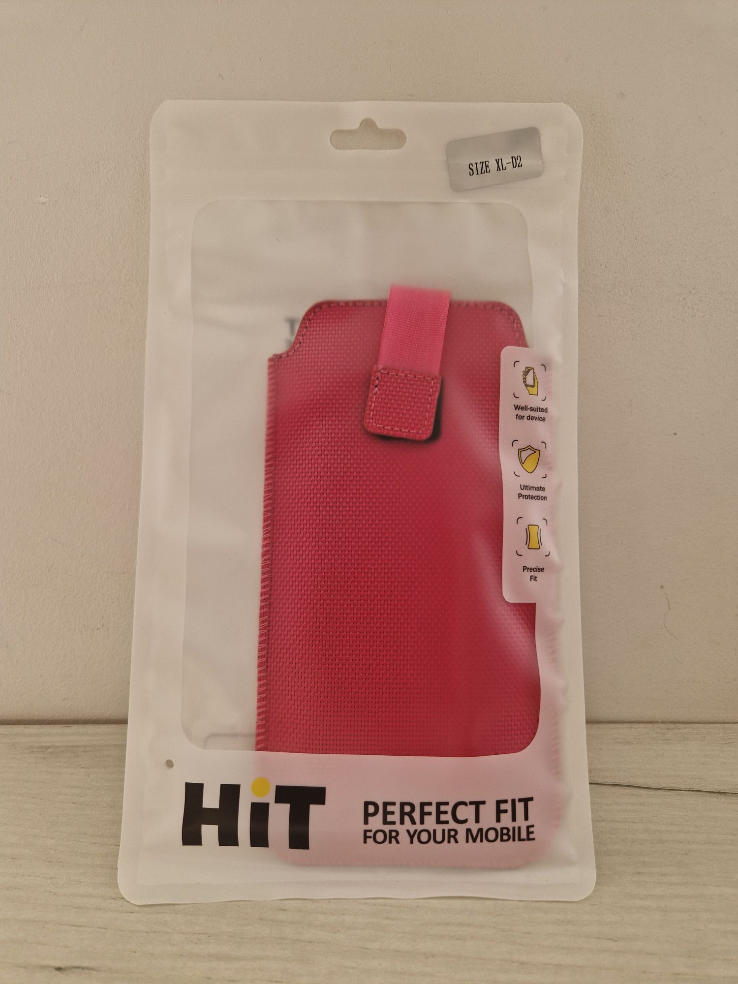 Kieszonka HIT (ROZMIAR XL) do Iphone 14 / 14 Pro Różowa