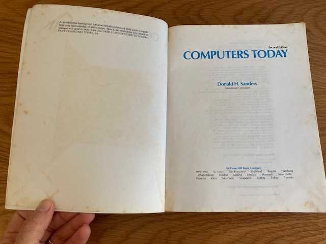 Computers Today de Donald H. Sanders