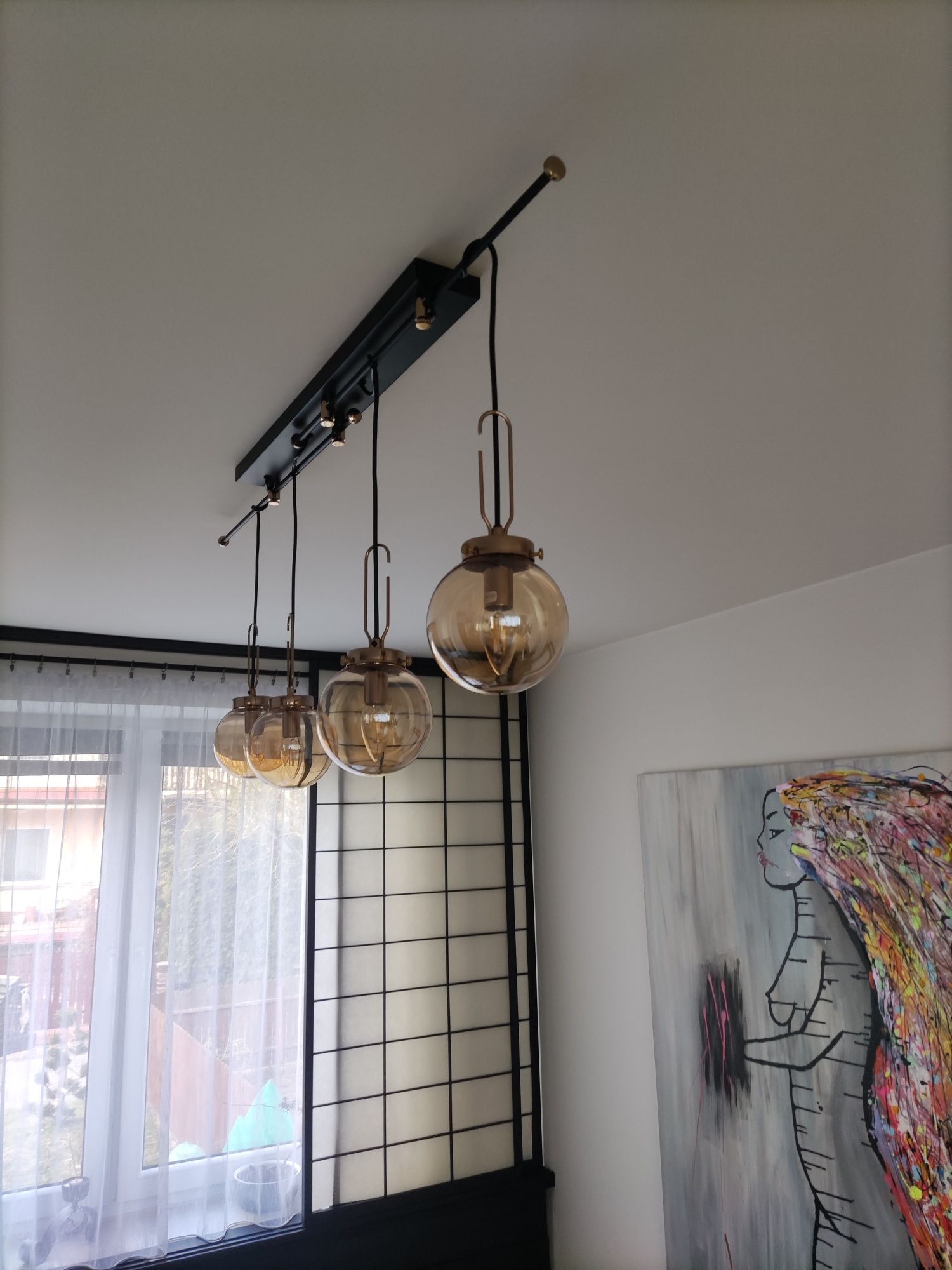 Żyrandol lampa wisząca sufitowa loft