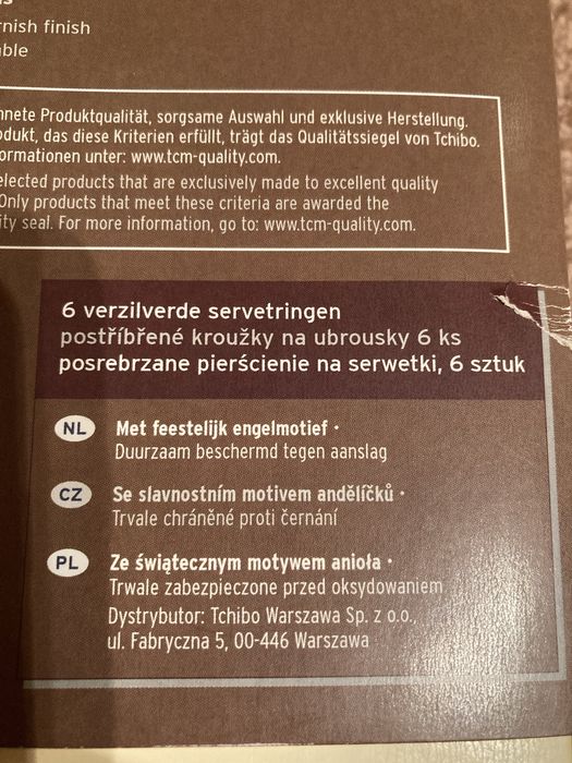 Pierścienie/obrączki na serwetki posrebrzane