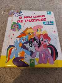 Livro puzzle little pony