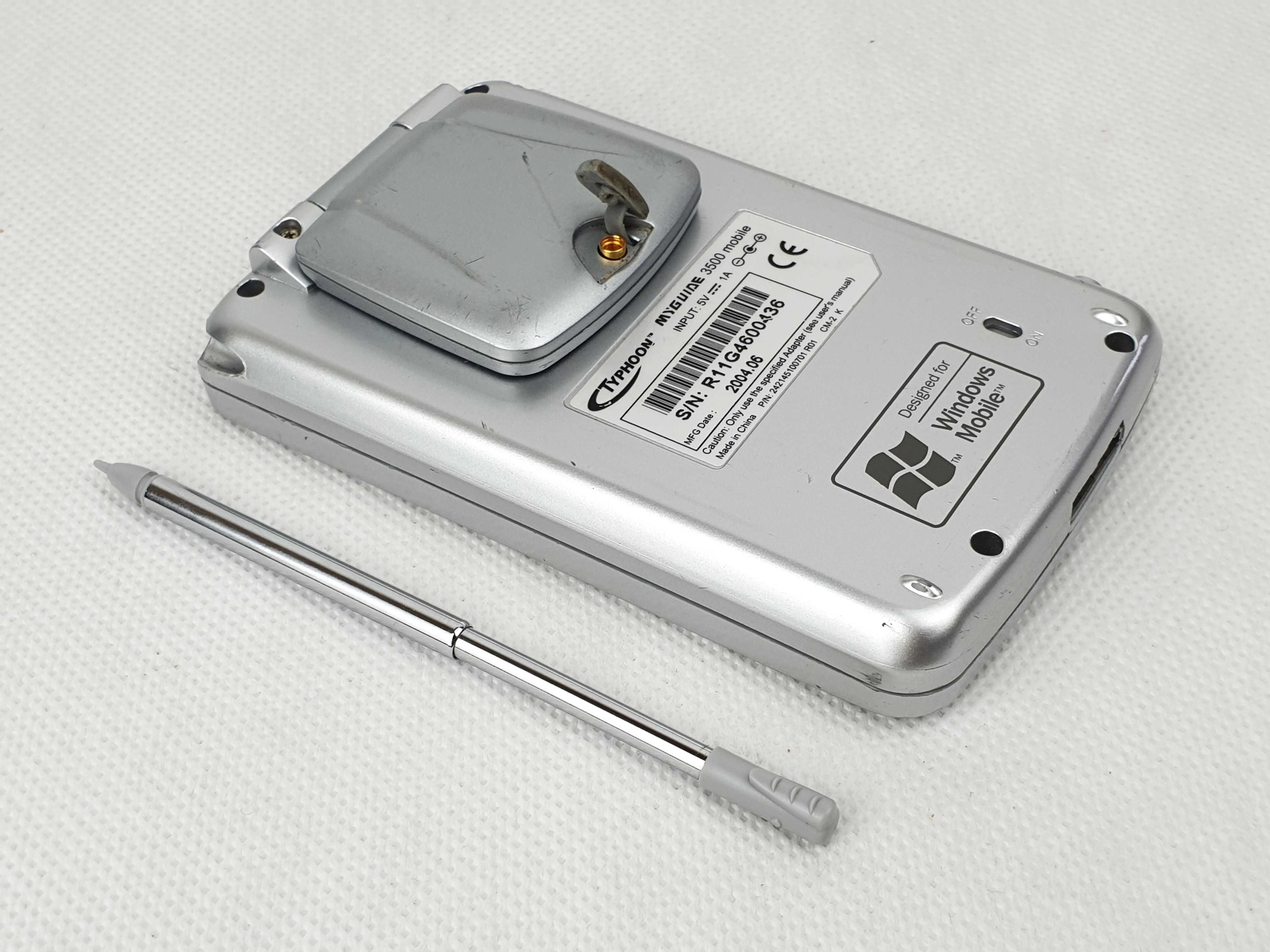 Mini komputer Vintage Pocket PC Typhoon MyGuide Windows Mobile GPS