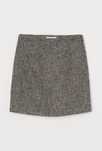 H&M spódniczka mini boucle w pepitke spódnica krótka w kratę