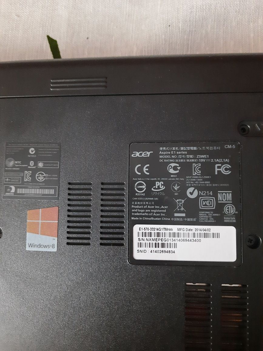 Ноутбук acer E1-570.В дуже хорошому стані