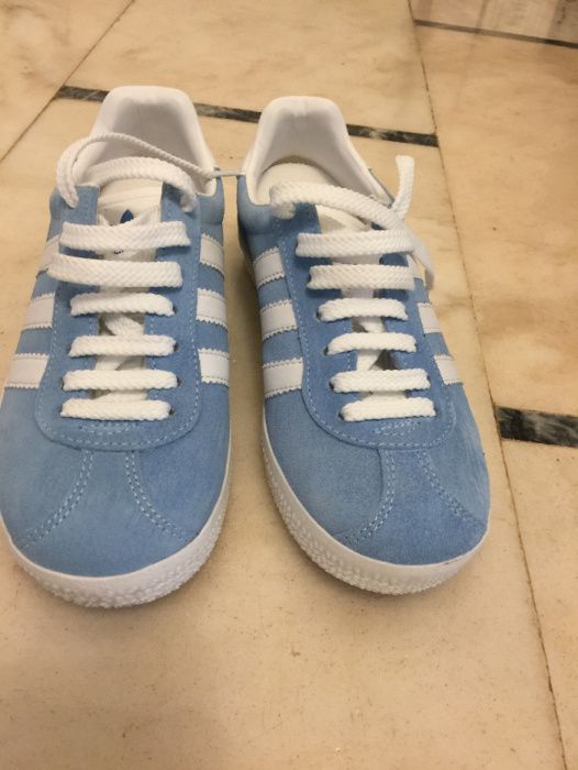 Adidas Gazelle Azul Bebé