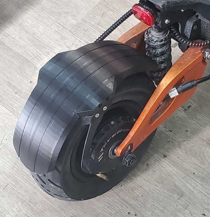 Крыло для скутера Teverun (передне або задне) подовжене, посилене