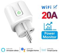 Умная смарт wi-fi розетка, счётчик  smart wi-fi  220В 16A\20A