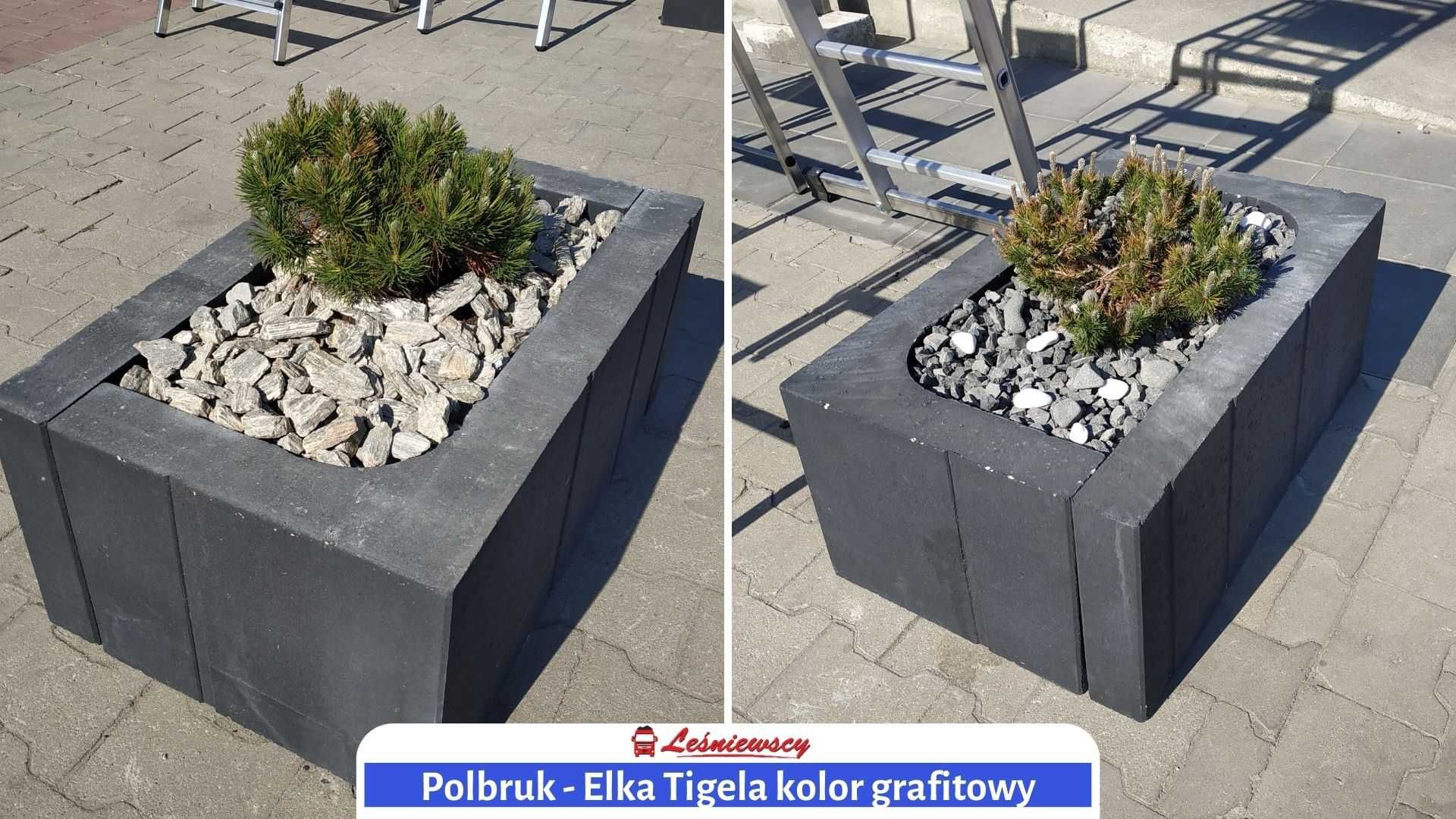 Donica do kostki brukowej Polbruk TIGELA elka 80x42x33cm PALISADA