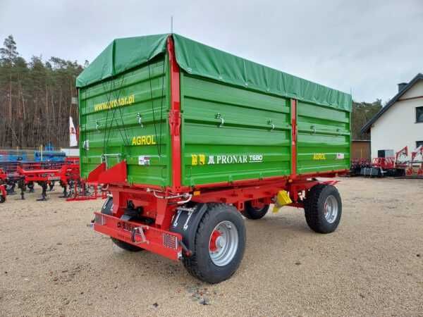 Przyczepa dwuosiowa Pronar T680 14 ton szerokość paletowa, finasowanie