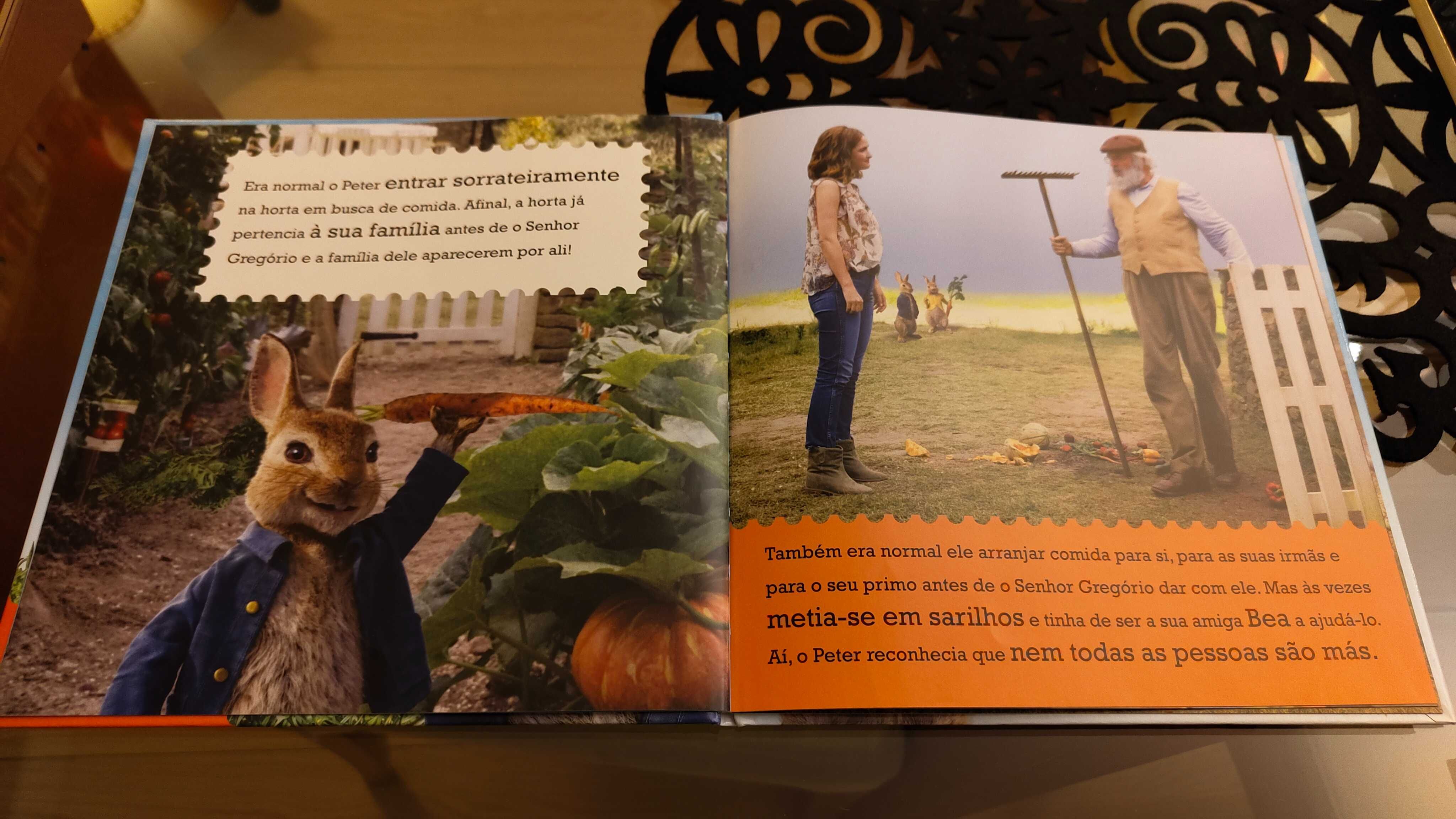 Livro Peter Rabbit - A Luta pela Horta