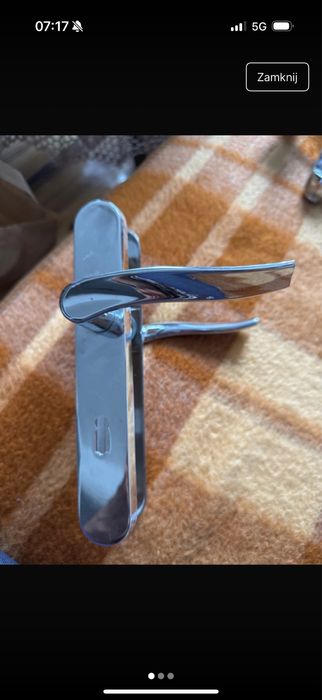 Klamka z zamkiem do drzwi wewnetrznych