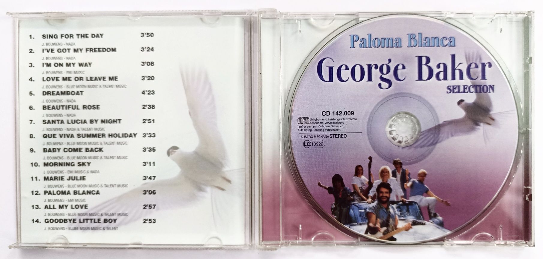 George Baker Paloma Blanca