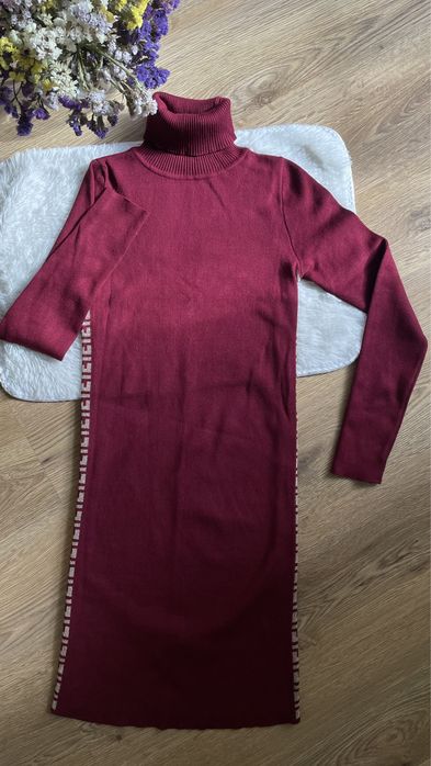 Платье теплое Бордо