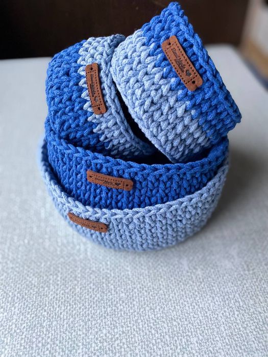 В'язані бавовняні кошики