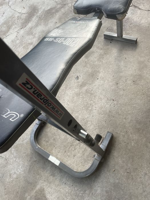 Ławeczka do ćwiczeń i gryf x2