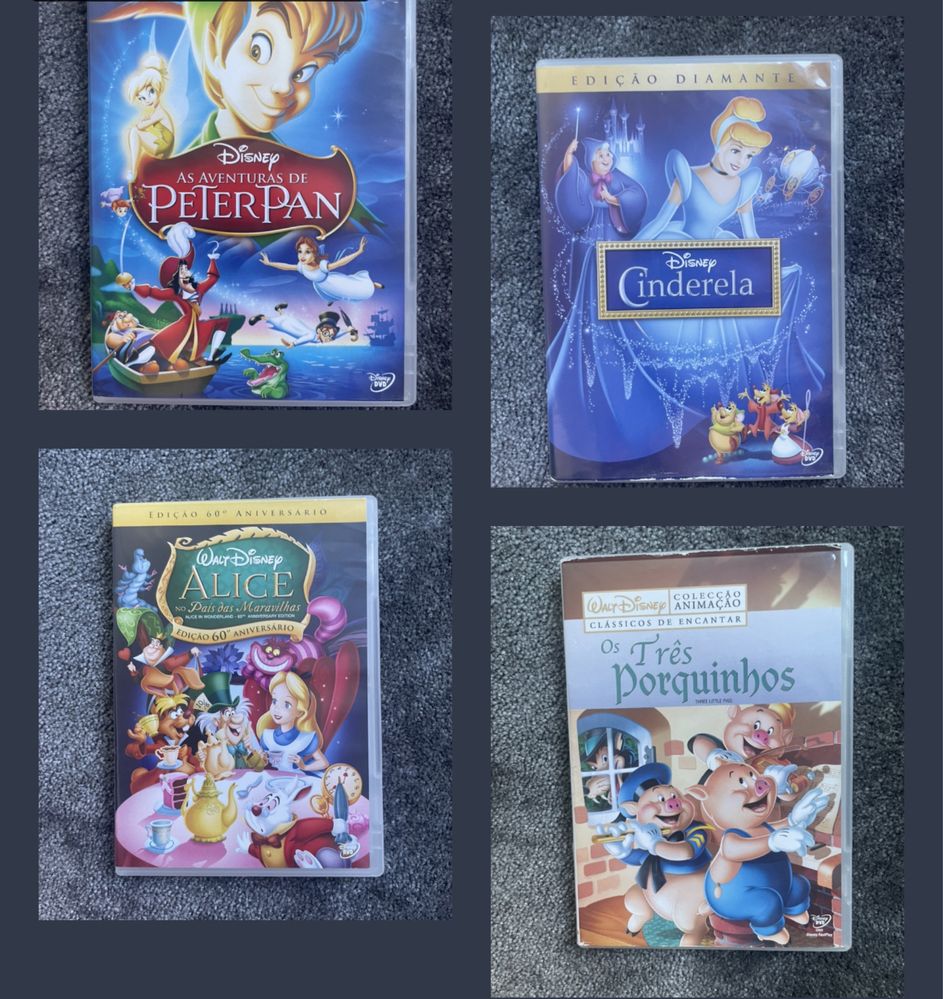 DVDs Raros e de animação