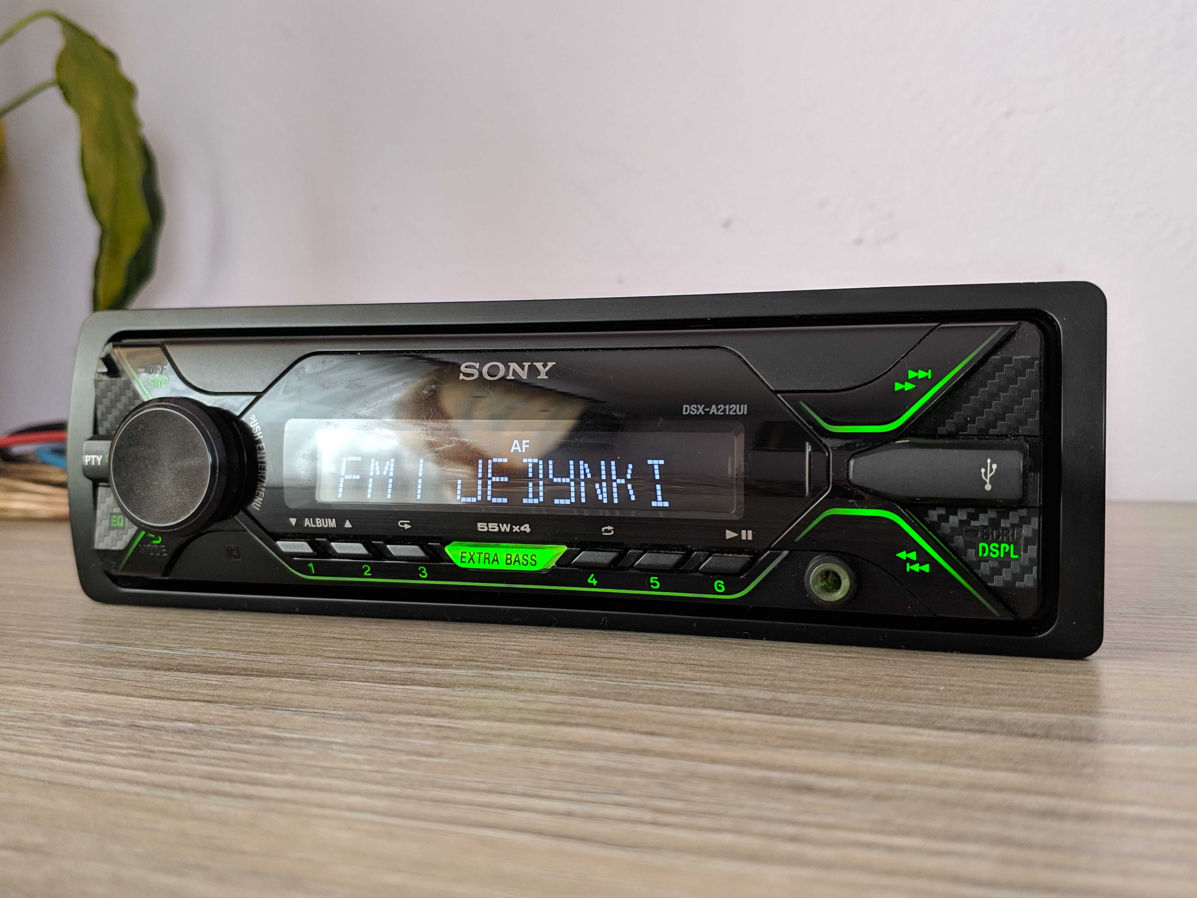 Radio SONY DSX-A212UI XPLOD 55Wx4 samochodowe