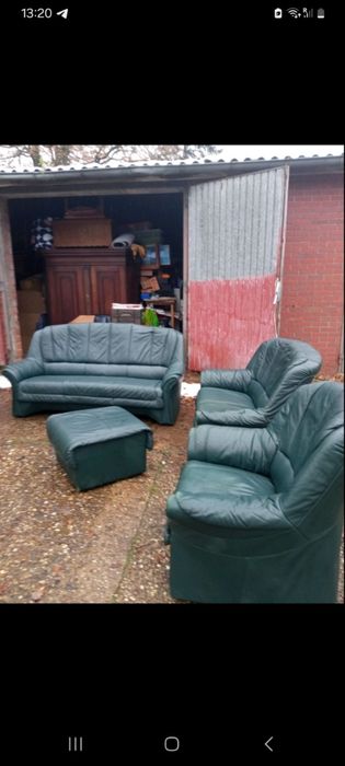 Комплект шкіряних диванів Німеччина