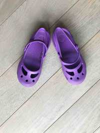 letnie buty klapki typu CROCS dla dziewczynki