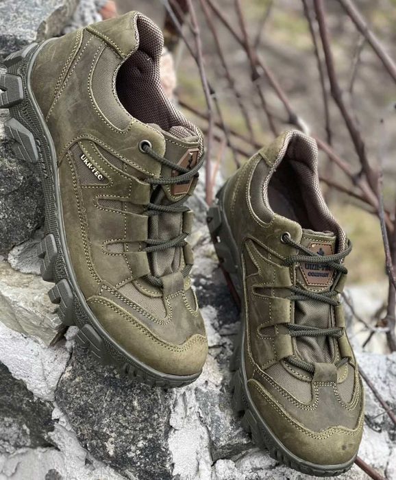 Армійські демісезонні кросівки ЗСУ шкіряні військові кросівки тактичні