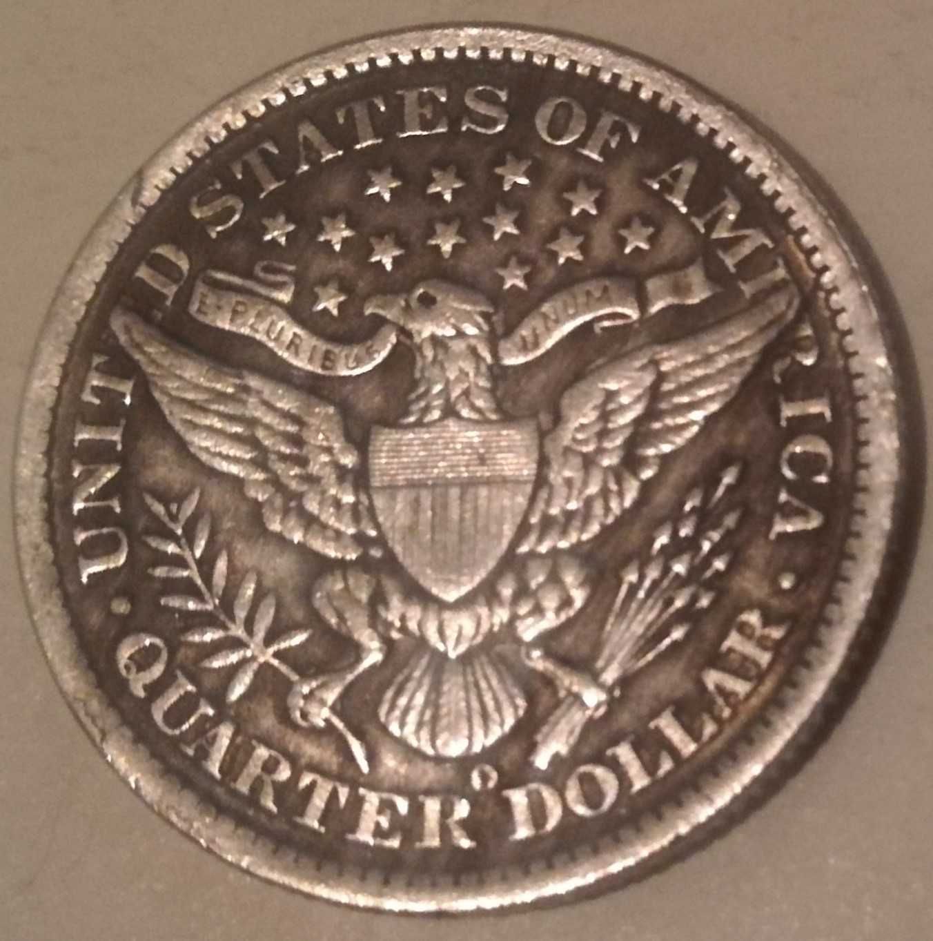 USA, 1/4 dolara 1902 o Barber Quarter