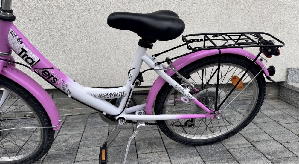 Super stan! Rower Travers koła 20” dla dziewczynki ok. 4-7 lat