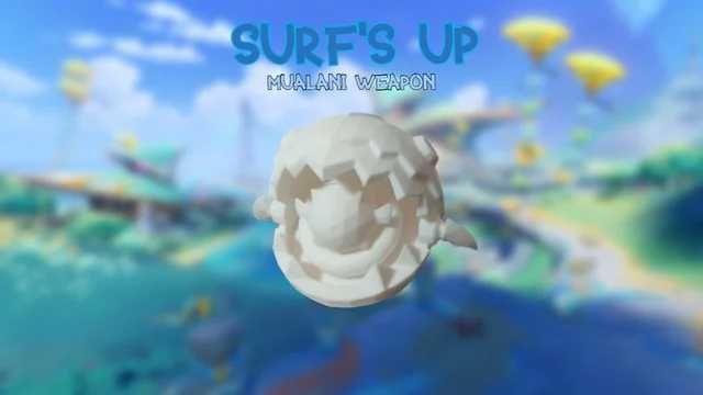 Genshin Impact Surf's Up | Mualani Weapon for prop use or cosplay