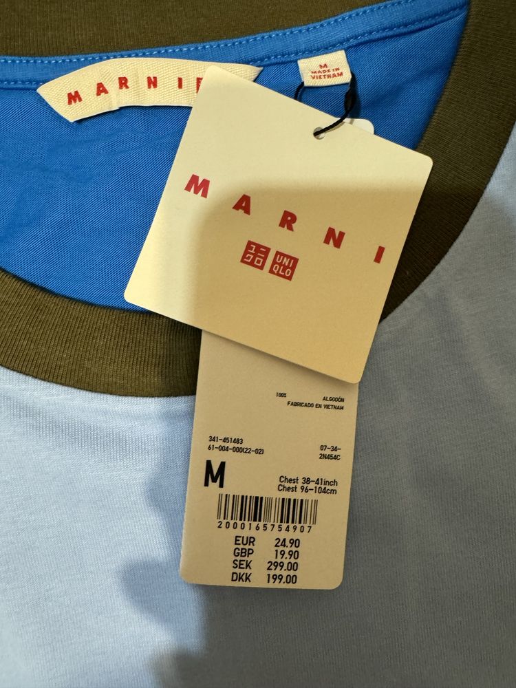 Футболка uniqlo marni унісекс М, Л