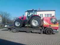 Transport laweta przewóz maszyn rolniczych, budowlanych do 10 ton.