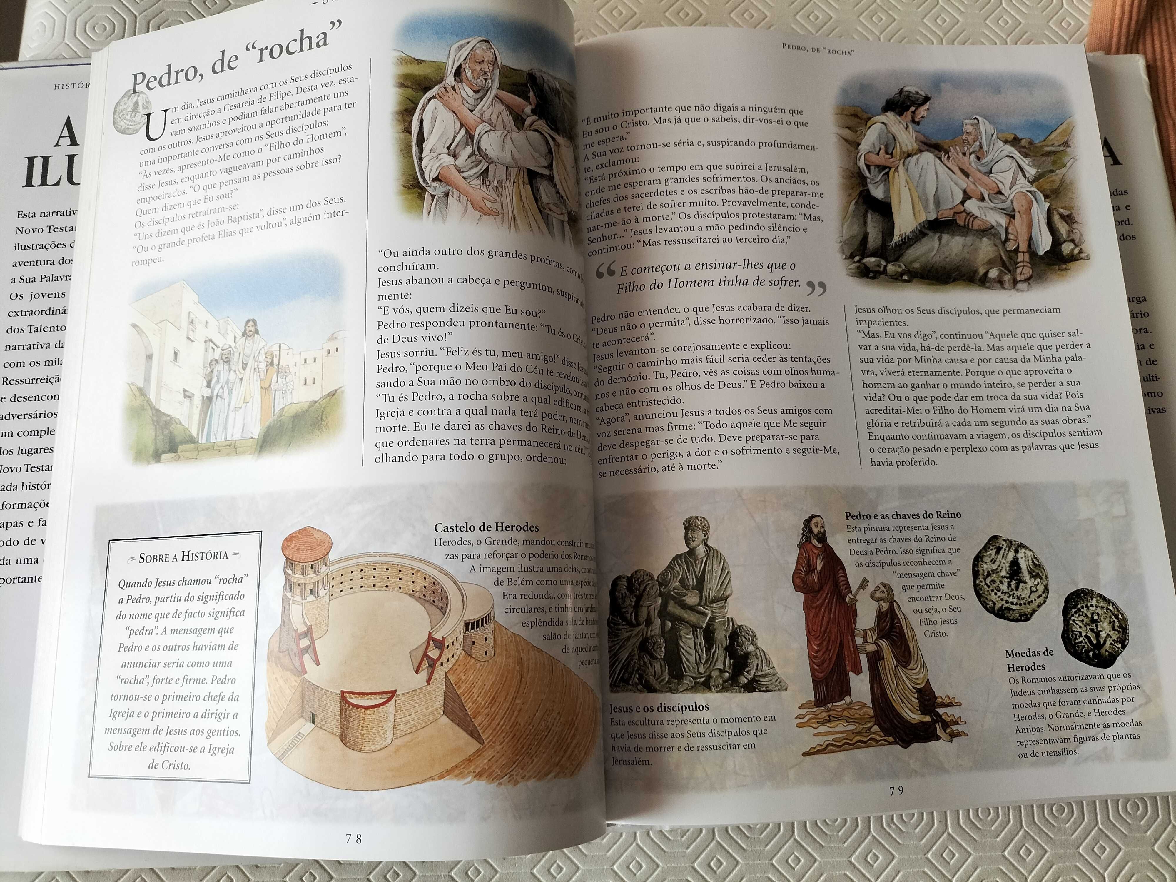 Livro "A Bíblia Ilustrada" da Porto Editora para crianças