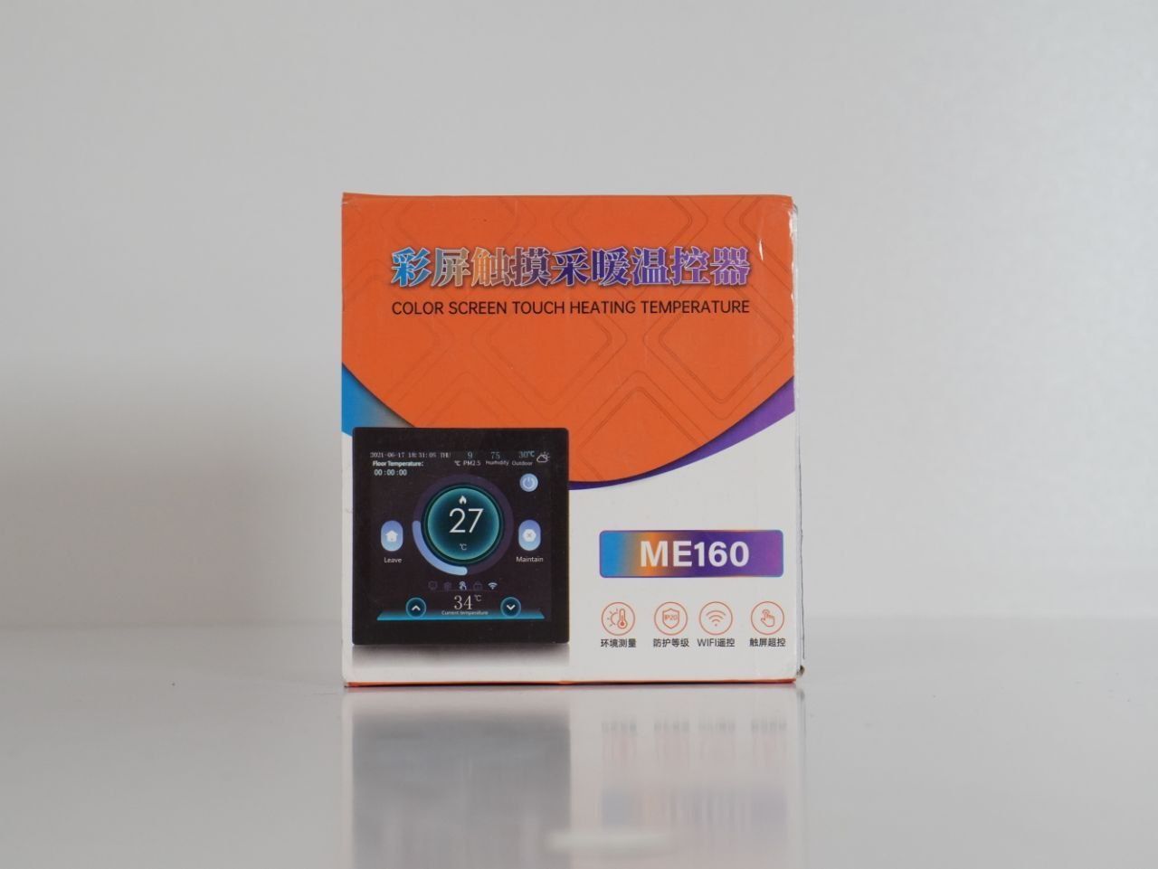 Термостат ME160, AC 220 В з екраном Wi-Fi, контролер температури з дис
