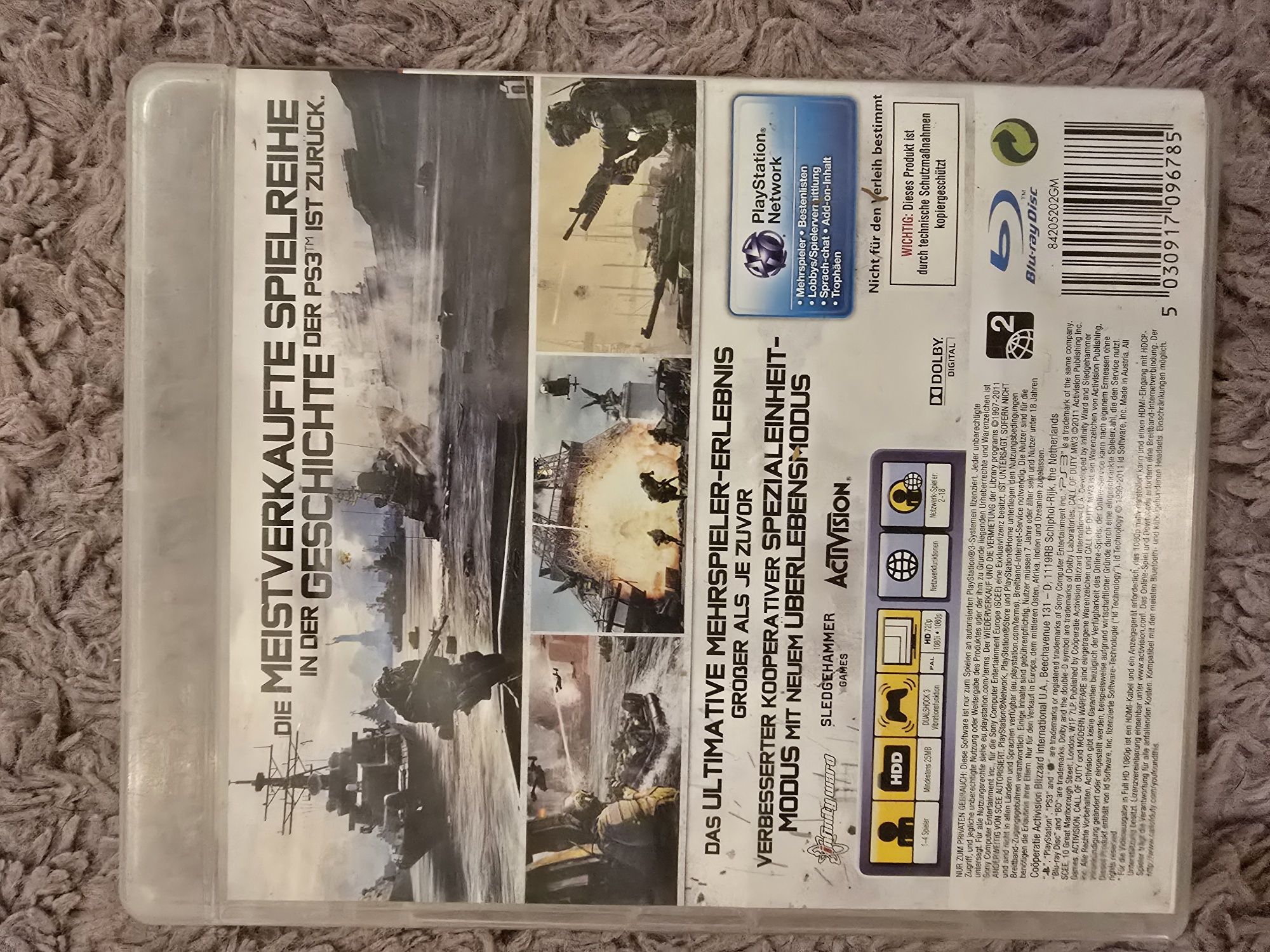 Gra Call of Duty MW3 na PS3 PlayStation 3 stan idealny