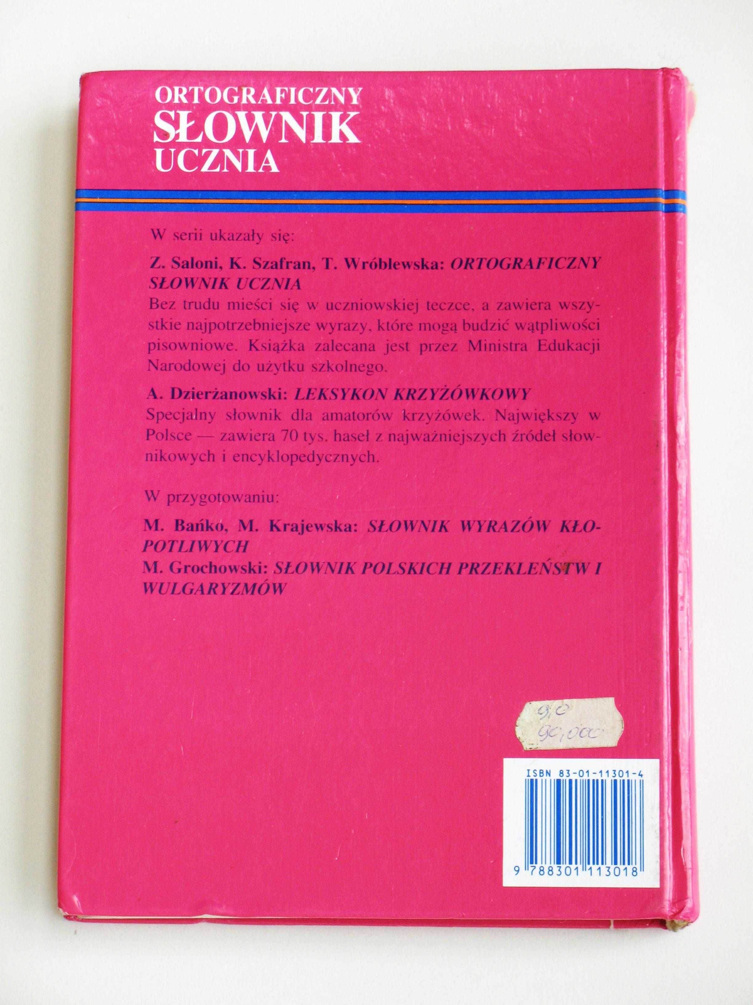 Ortograficzny słownik ucznia - Saloni Wróblewska Szafran