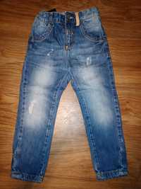 Spodnie jeans przecierane 98 cm