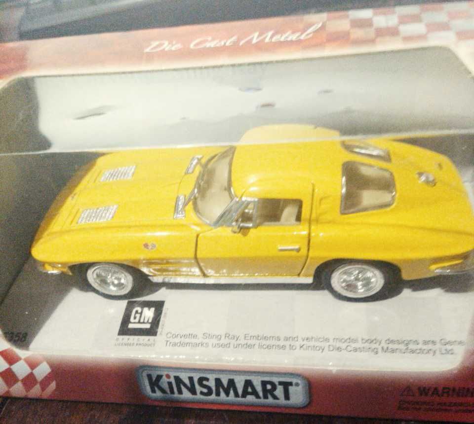 Модельки машинки Kinsmart 1:32 Chevrolet,Corvette,Camaro-Z28