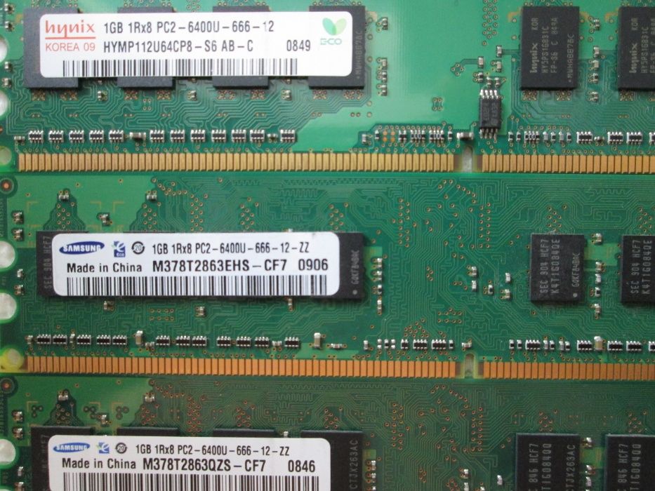 1GB DDR2 6400U:5300 CL5 800MHz-2шт