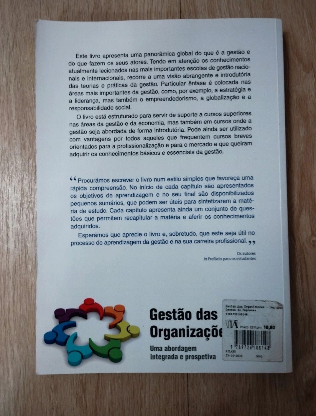 Gestão das Organizações