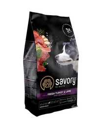 Savory (Сейвори) Adult Medium Breed Fresh Turkey & Lamb