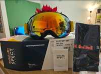 Nowe Gogle narciarskie snowboardowe Red Bull