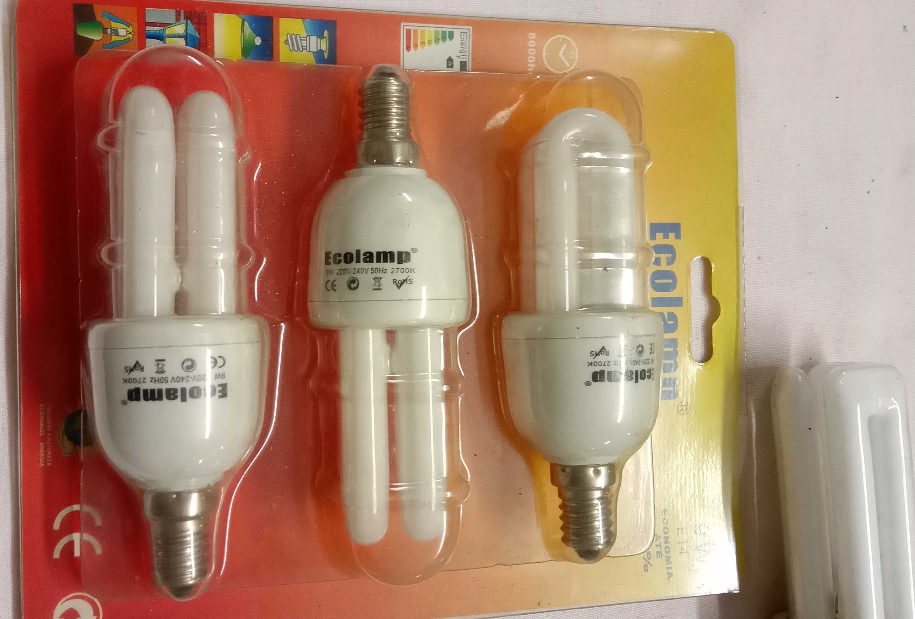 Lâmpadas novas e outras diversas, lote nº 8, todo por 5€