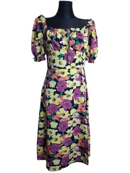 Kwiatowa sukienka midi Shein (692)