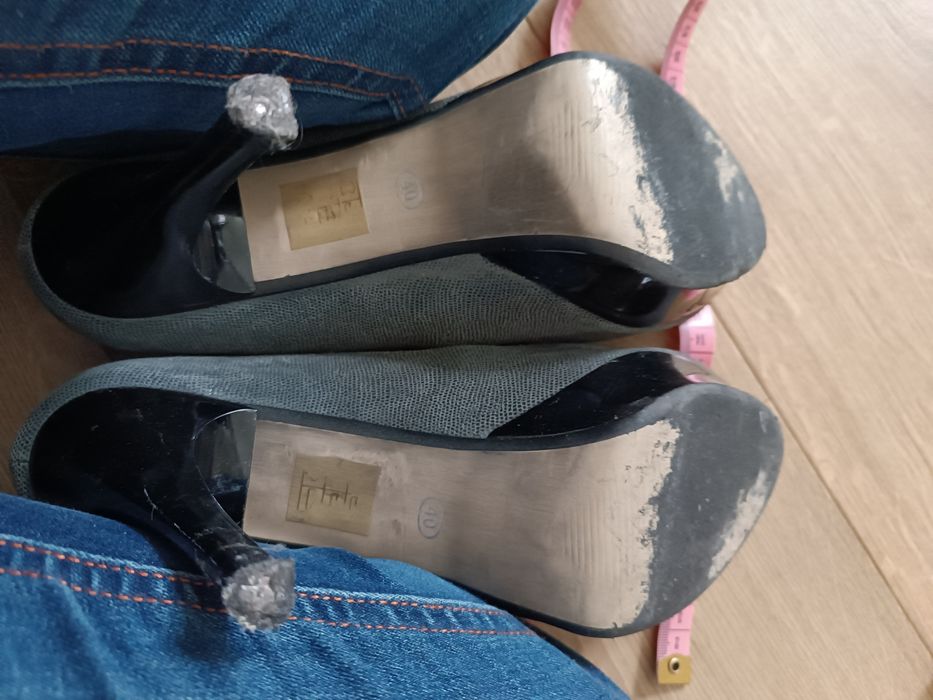 Szpilki obcasy Prima Strada r. 40 skóra skórzane