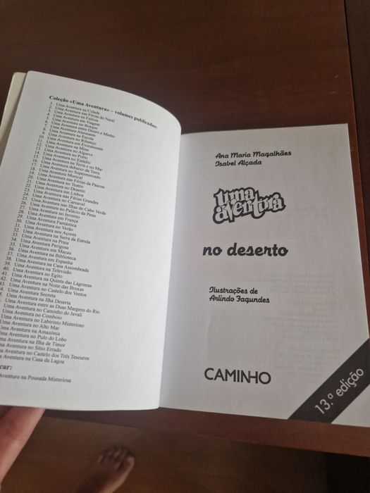 Livro colecção Uma aventura N: 21