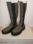 Tamaris zielone casualowe kozaki workery 41
