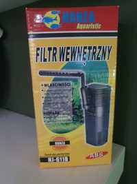 Filtr Wewnętrzny HJ-611B Akwarium do 120L 450L/H Wydajny Wkład Węglowy