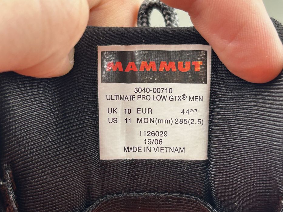 Оригінал! Кросівки Mammut Ultimate Pro Gore Tex 44.5 розмір М05703