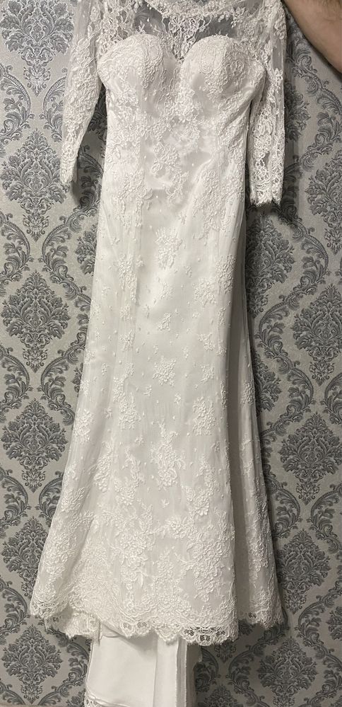 Ексклюзивна весільна сукня з мережива