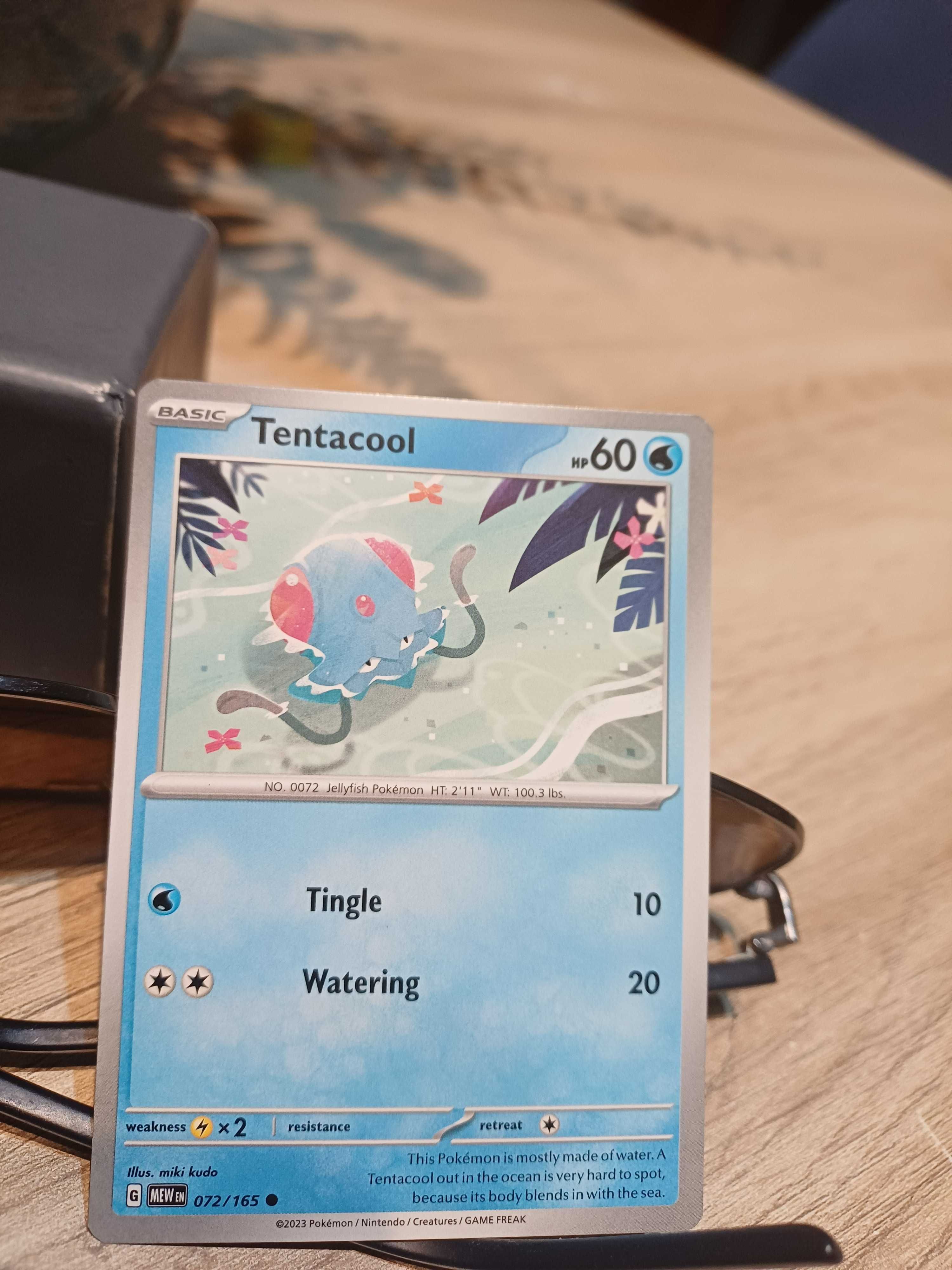 Carta Pokémon Tentacool #72