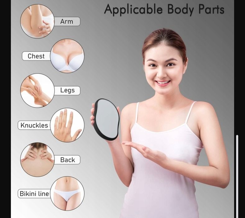 Depilator, Kryształowa gumka do włosów, różowa